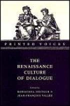 Printed voices: the renaissance culture of dialogue