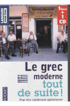 Le grec moderne tout de suite ! (livre + 1 CD)