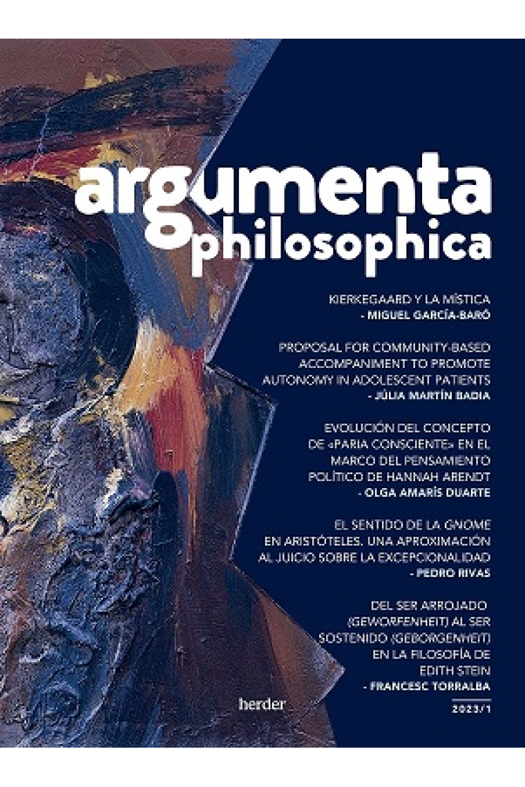 Argumenta Philosophica 2023 - Vol. 1