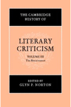 The Cambridge history of literary criticism, vol. III (The Renaissance)