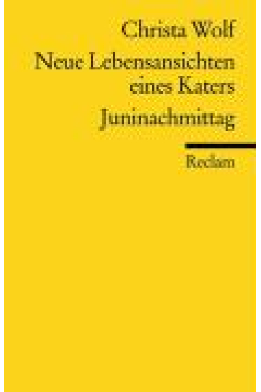 Neue Lebensansichten eines Katers. Juninachmittag