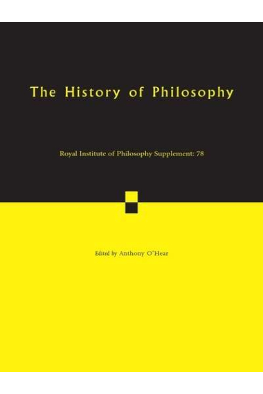 The history of philosophy