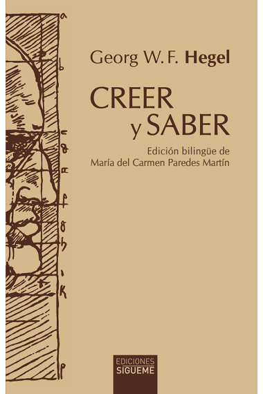 Creer y saber (Edición bilingüe)