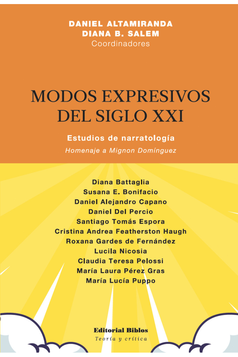 Modos expresivos del siglo XXI: estudios de narratología