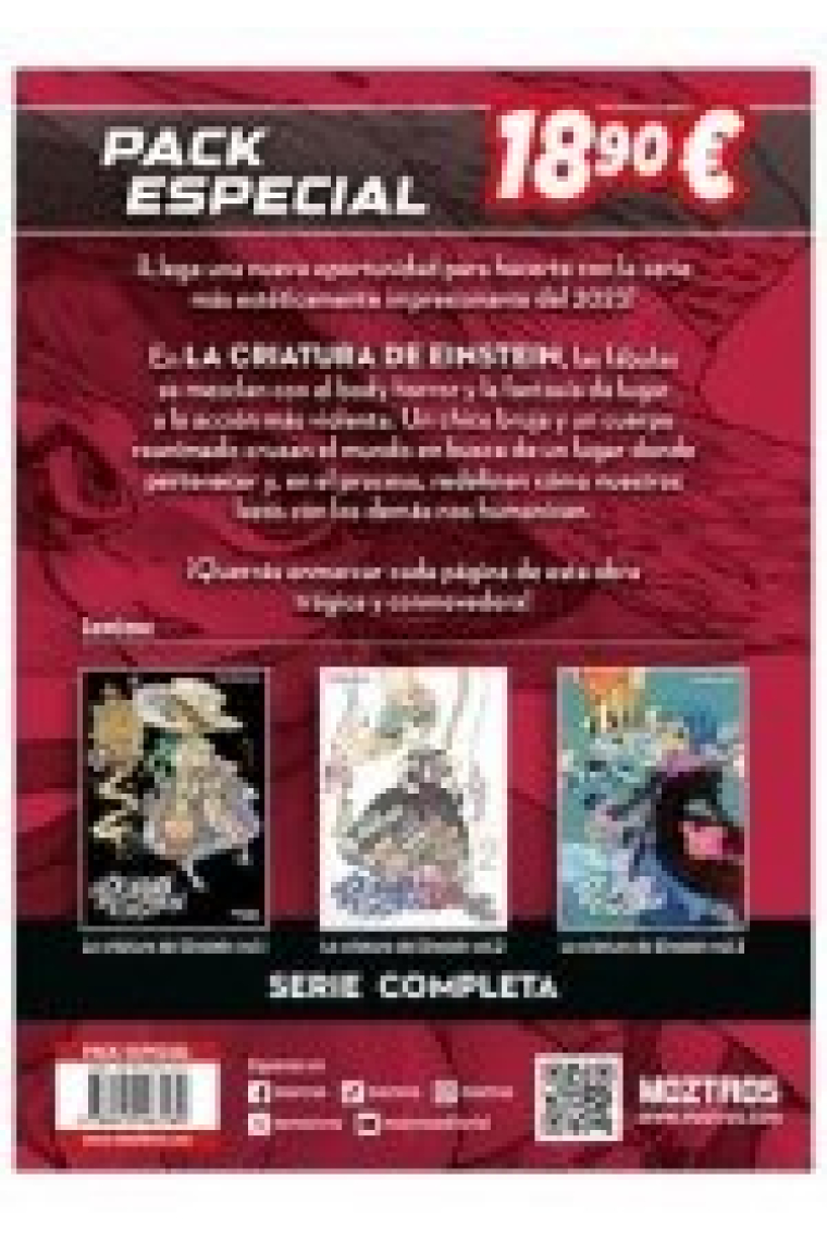 LA CRIATURA DE EINSTEIN PACK ESPECIAL