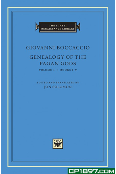 Genealogy of the pagan Gods, volume 1 (books I-V)