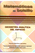 Matemáticas de bolsillo. Geometría analítica del espacio