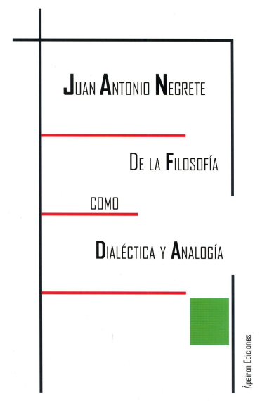 De la filosofía como dialéctica y analogía