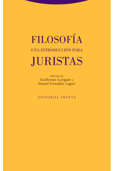 Filosofía: una introducción para juristas