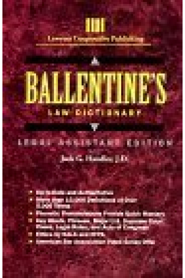 Ballentine's law dictionary : legal assistant edition