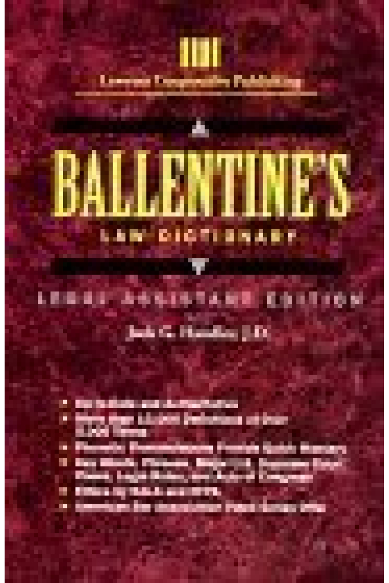 Ballentine's law dictionary : legal assistant edition