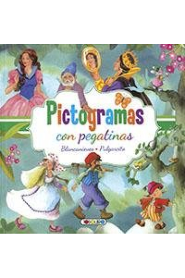 PICTOGRAMAS CON PEGATINAS-BLANCANIEVES-PULGARCITO