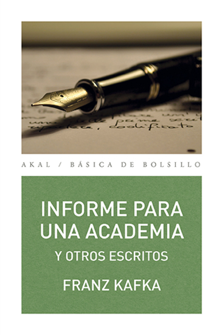 Informe para una academia y otrosa escritos