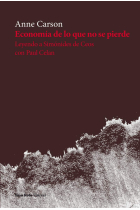 Economia de lo que no se pierde: leyendo a Simónides de Ceos con Paul Celan