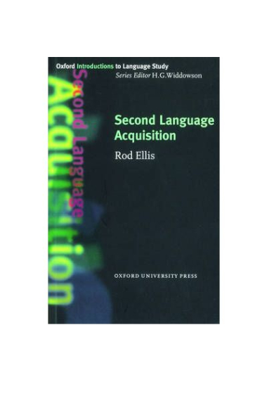 Second language acquisition (Oxf. Introd. to Language Study)