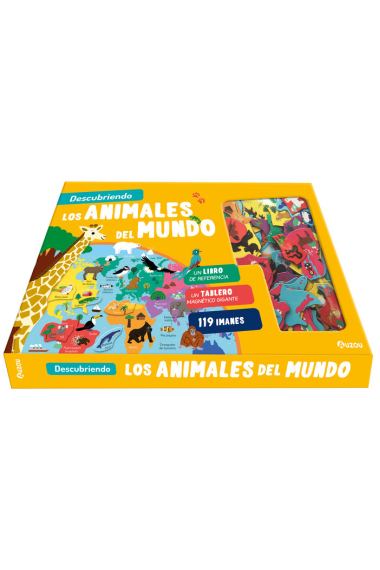 DESCUBRIENDO ANIMALES DEL MUNDO TABLERO MAGNETICO