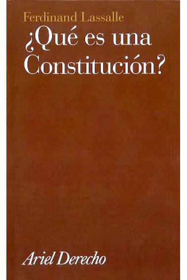 ¿ Qué es una constitución ?