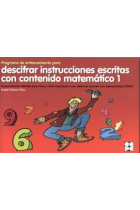 Programa de entrenamiento para descifrar instrucciones escritas con contenido matemático 1