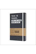 Moleskine* Libreta Denim Large Rayada “THIS IS YOURS”