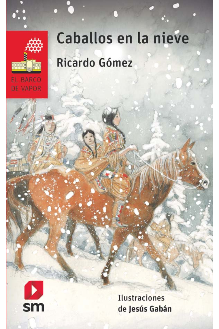 Caballos en la nieve