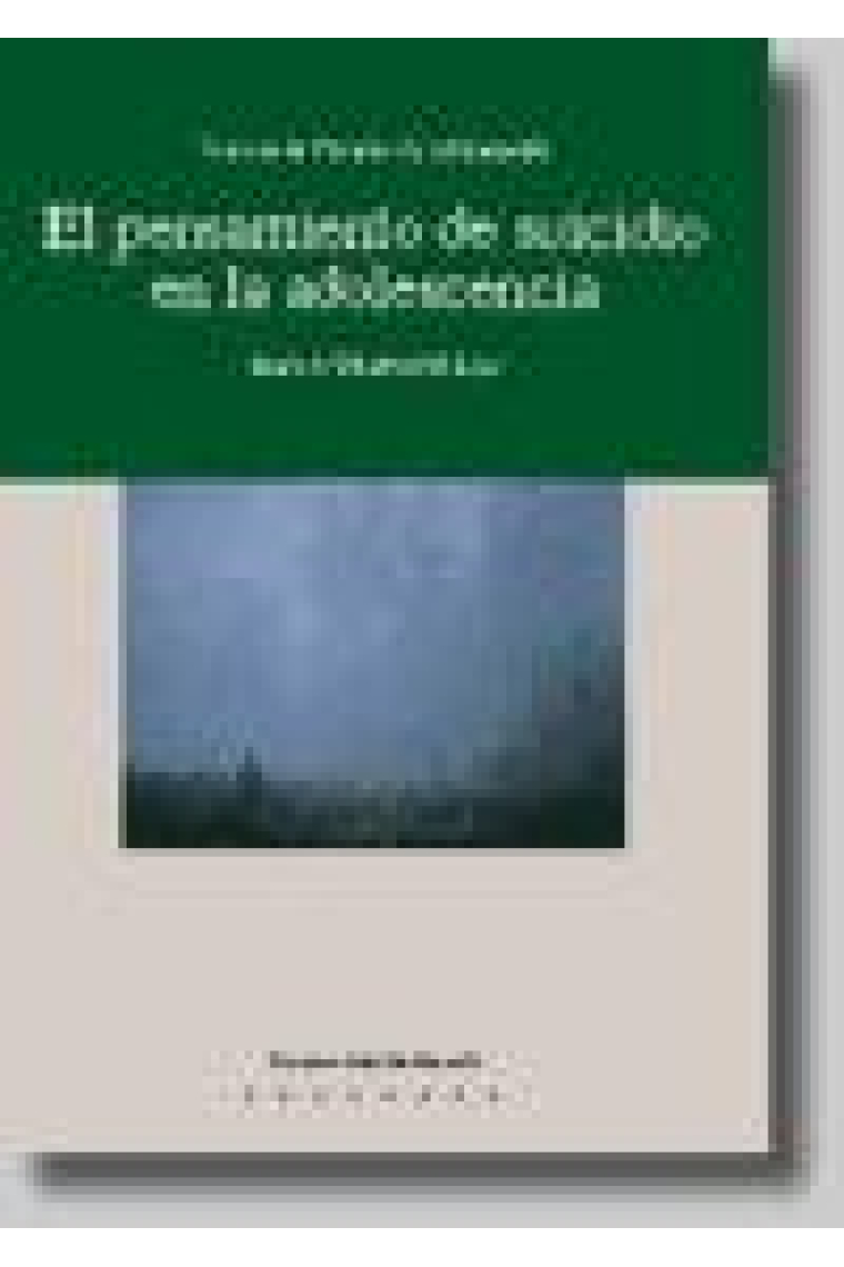 El pensamiento de suicidio en la adolescencia