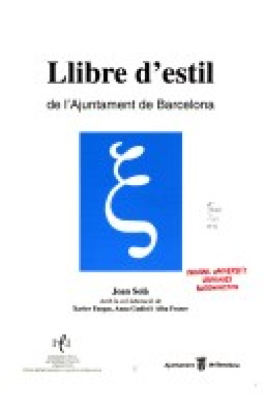 Llibre d'estil de l'Ajuntament de Barcelona