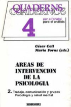 AREAS INTERVENCION PSICOLOGIA II