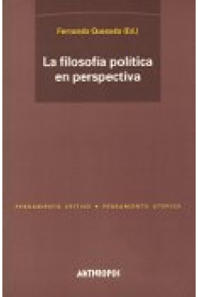 La filosofía política en perspectiva