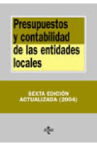 Presupuestos y contabilidad de las entidades localesç