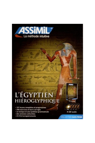 L'Egyptien Hiéroglyphique ( Livre + 4 CD audio)