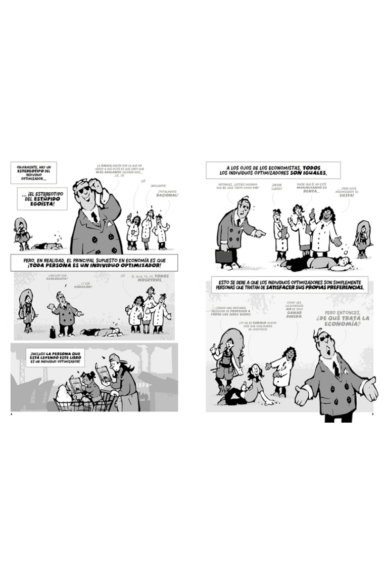 Introducción a la microeconomía en viñetas