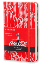 Moleskine* Cuaderno COCA-COLA Pocket rayada (cartoné-rojo)