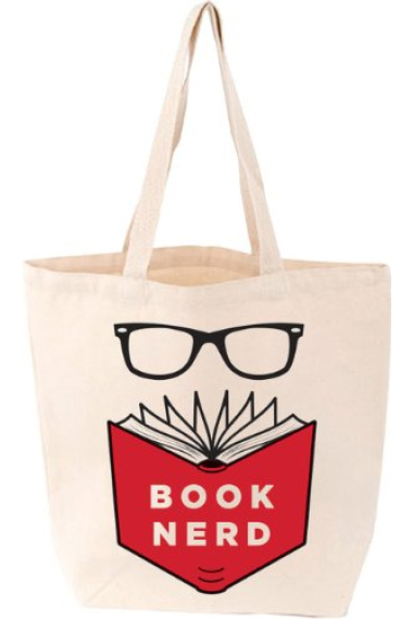 Love Lit  Book Nerd Tote Bag