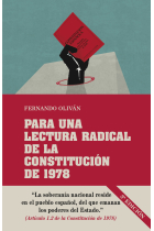 Para una lectura radical de la Constitución de 1978