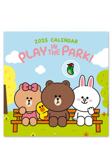 CALENDARIO 2025 30X30 LINE FRIENDS