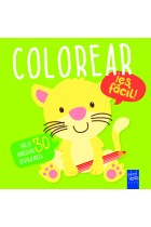 Colorear ¡es fácil! Tigre. Con adhesivos