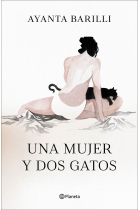 Una mujer y dos gatos