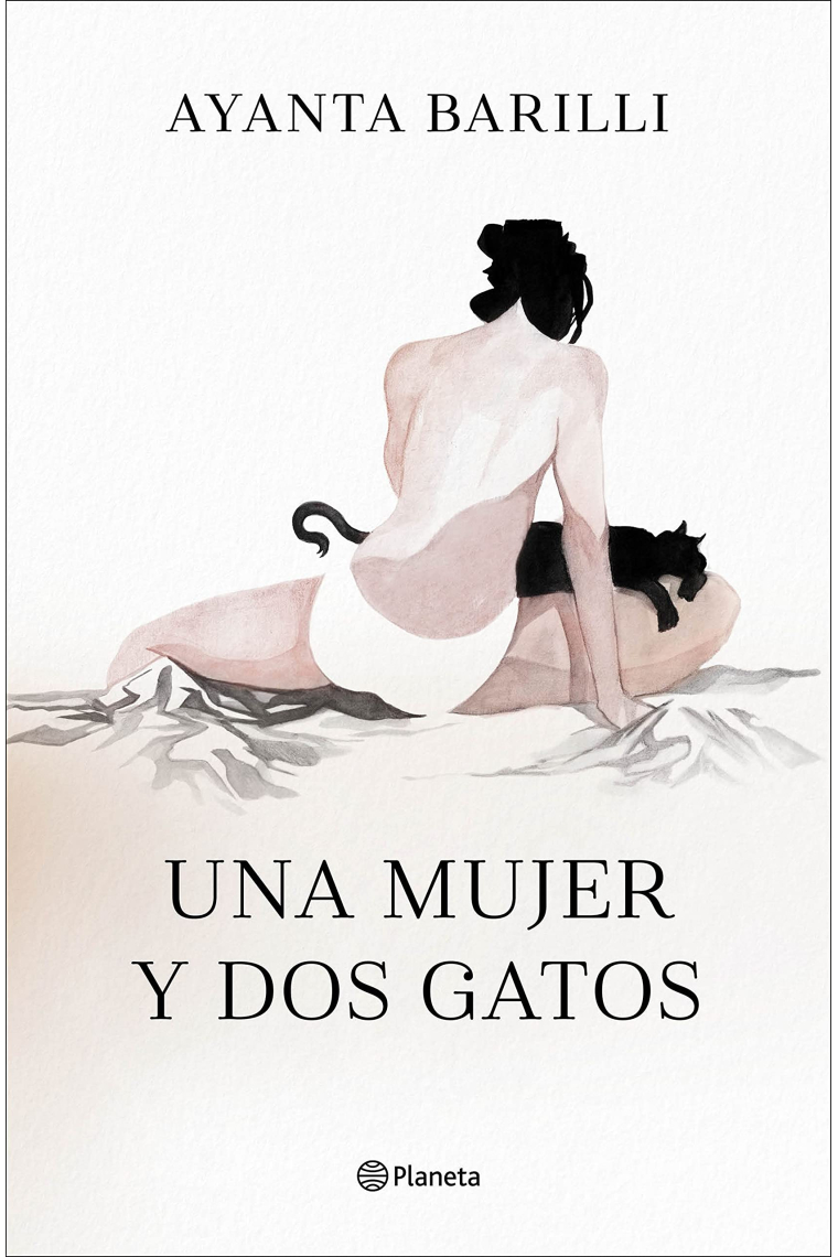 Una mujer y dos gatos