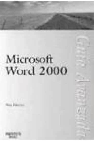 Guía avanzada Microsoft Word 2000