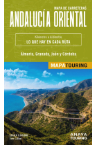 Mapa de carreteras de Andalucía oriental desplegable, escala 1:340.000
