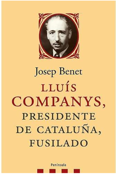 Lluís Companys, presidente de Catalunya, fusilado