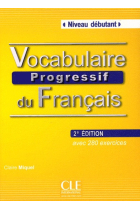 Vocabulaire progressif du français. Niveau débutant - 2e édition - Livre + CD audio