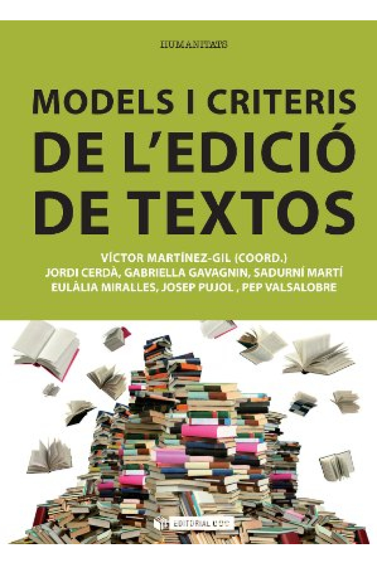 Models i criteris de l'edició de textos