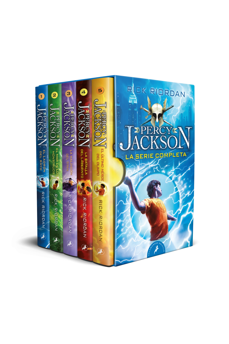 Percy Jackson y los dioses del Olimpo - La serie completa. (pack con: El ladrón del rayo | El mar de los monstruos | La maldición del Titán