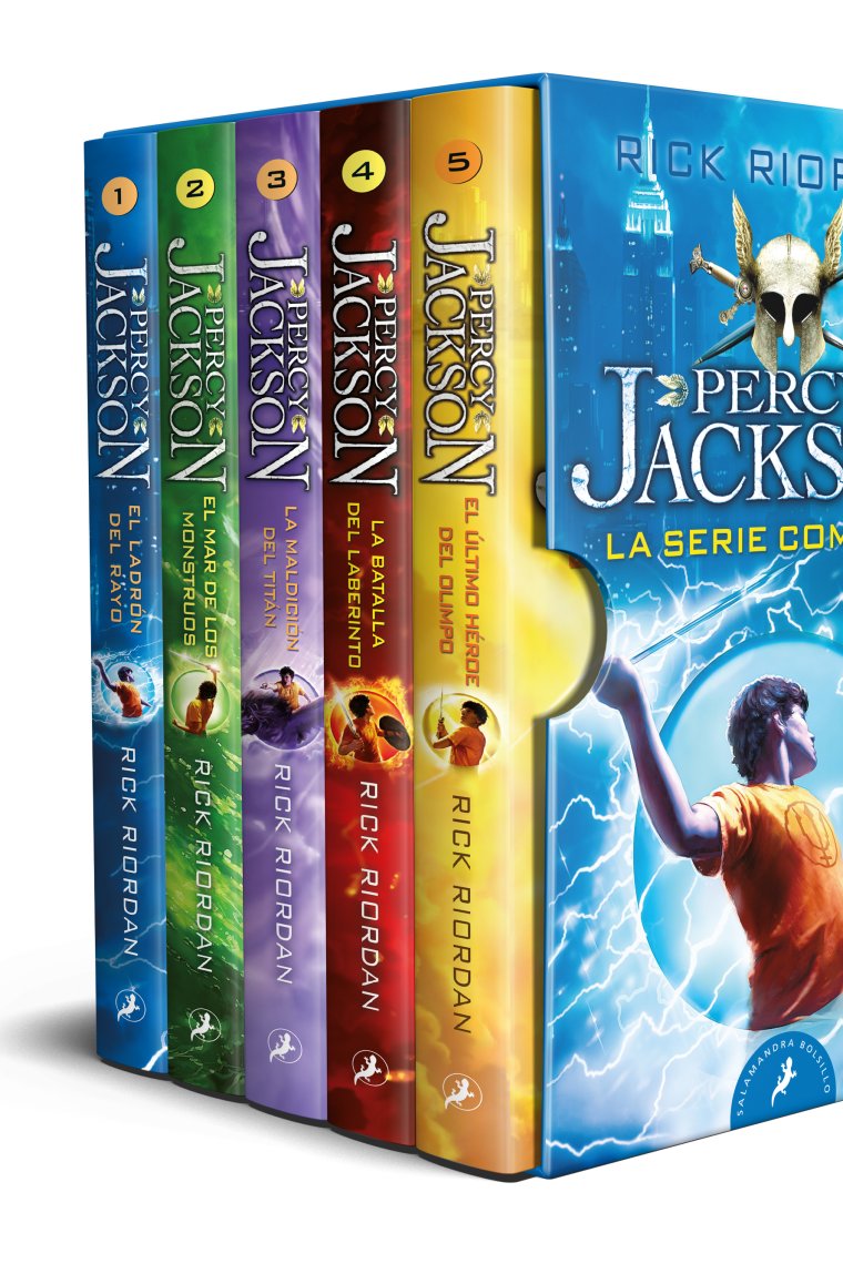 Percy Jackson y los dioses del Olimpo - La serie completa. (pack con: El ladrón del rayo | El mar de los monstruos | La maldición del Titán