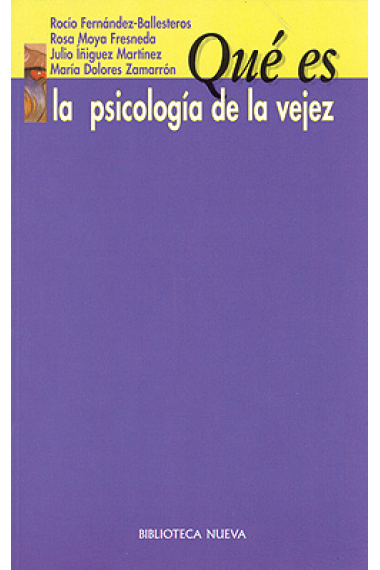 Qué es la psicología de la vejez