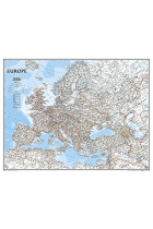 Mapa de Europa 89x114 (inglés)