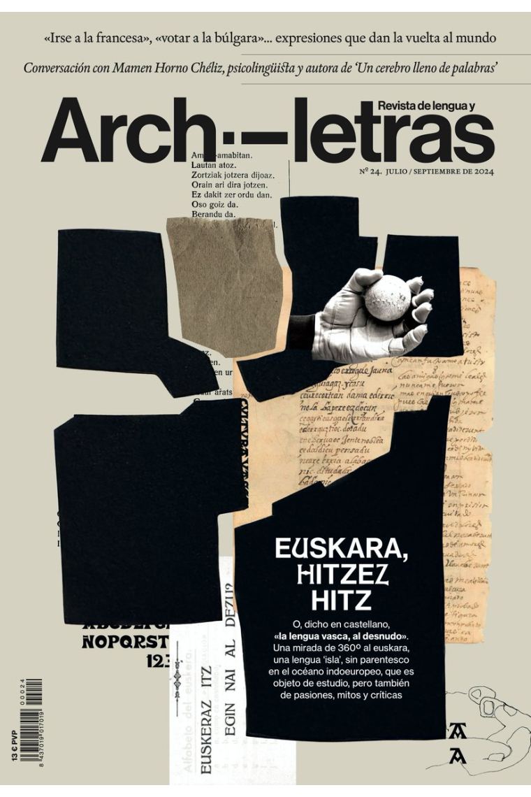 Revista Archiletras 24 | Revista de lengua: Euskera 360º, la lengua vasca