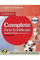 Complete First Certificate. Student's Book with answers and CD-ROM and Class Audio CD (3)