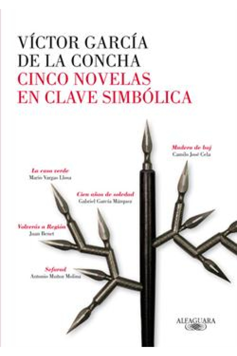 Cinco novelas en clave simbólica (La casa verde/Cien años de soledad/Volverás a Región/Sefarad/Madera de boj)